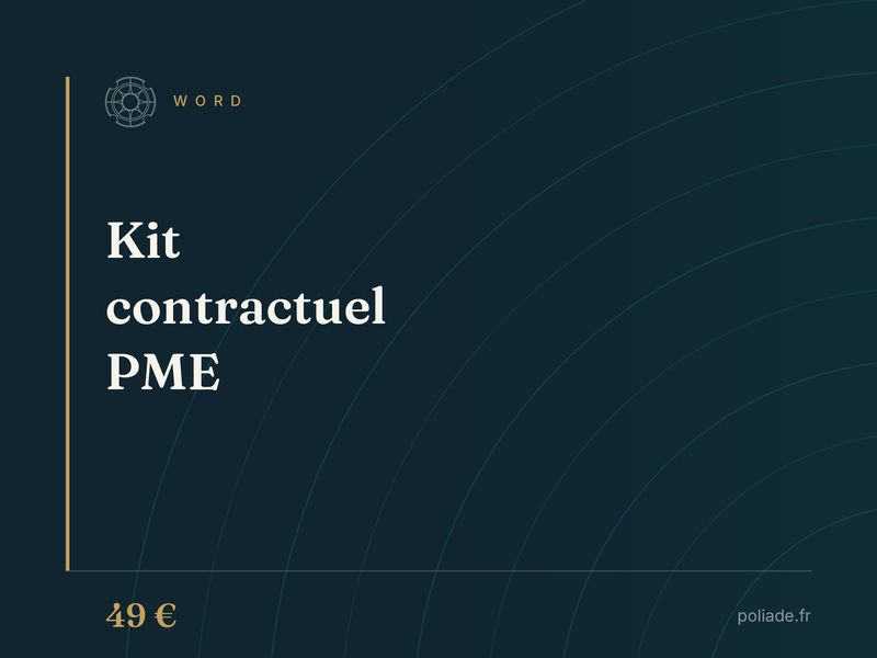 Aperçu du kit contractuel PME